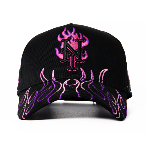 Cash Only - New york Purple Flames